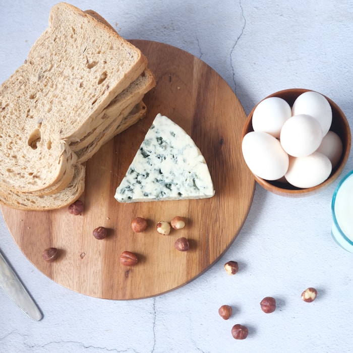 Assorted dairy products and cheese