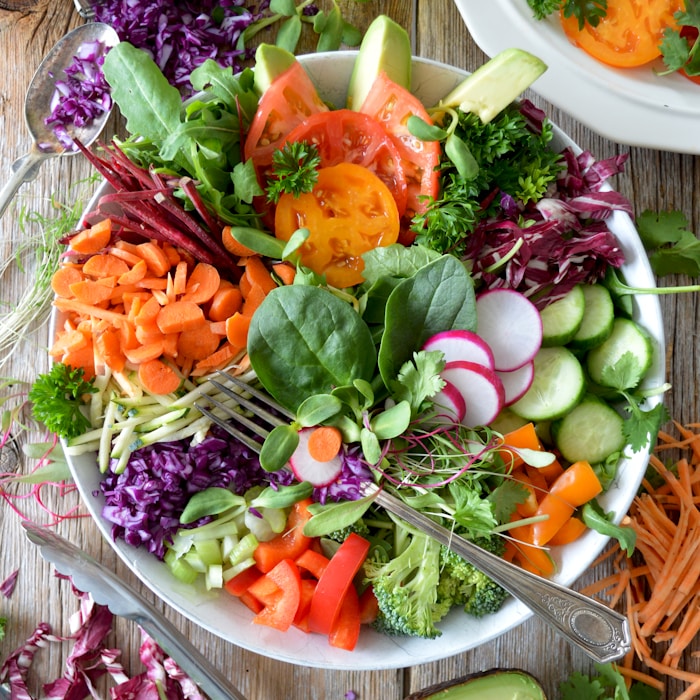 Assorted fresh vegetables