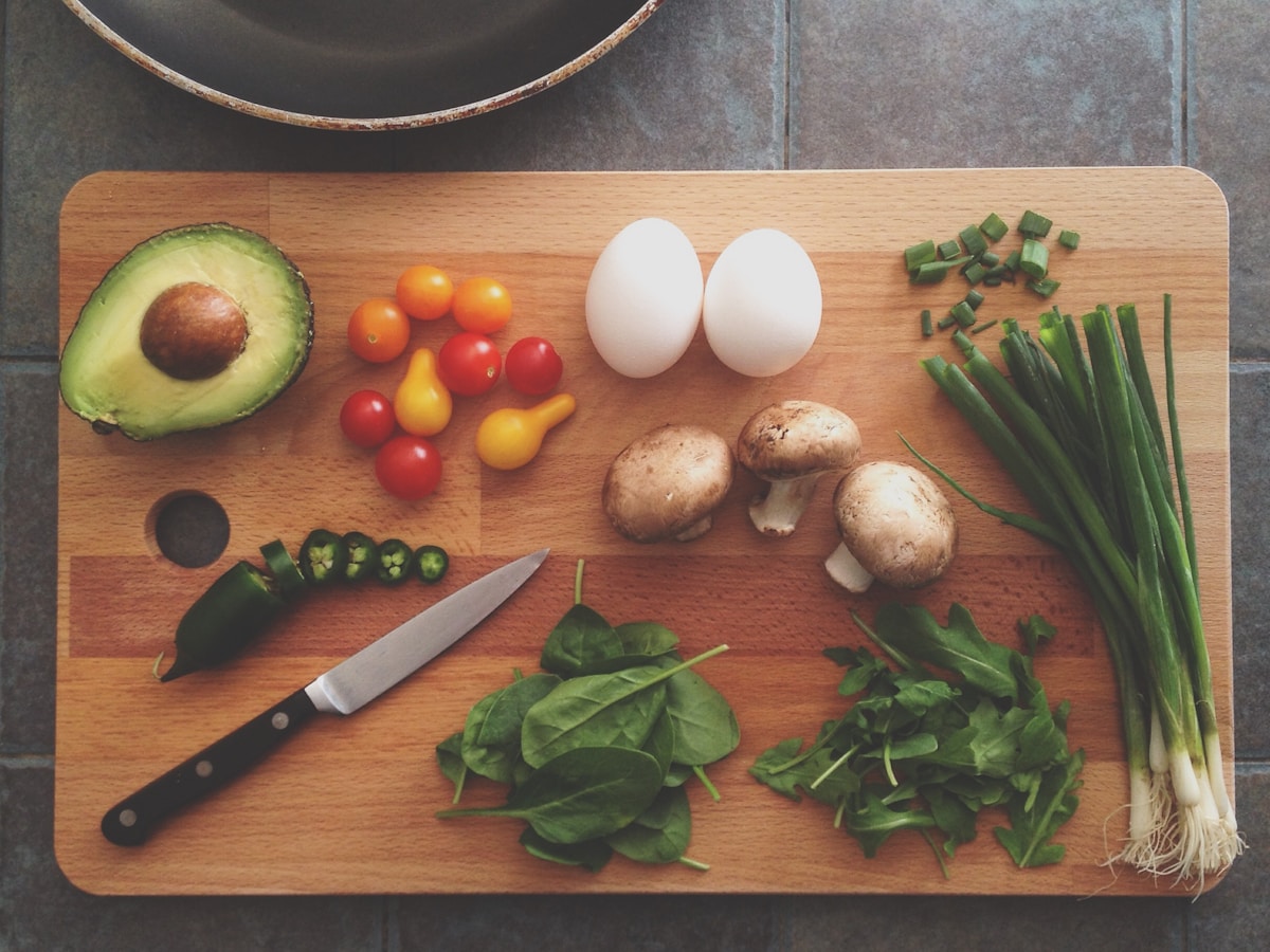 Fresh vegetables and produce