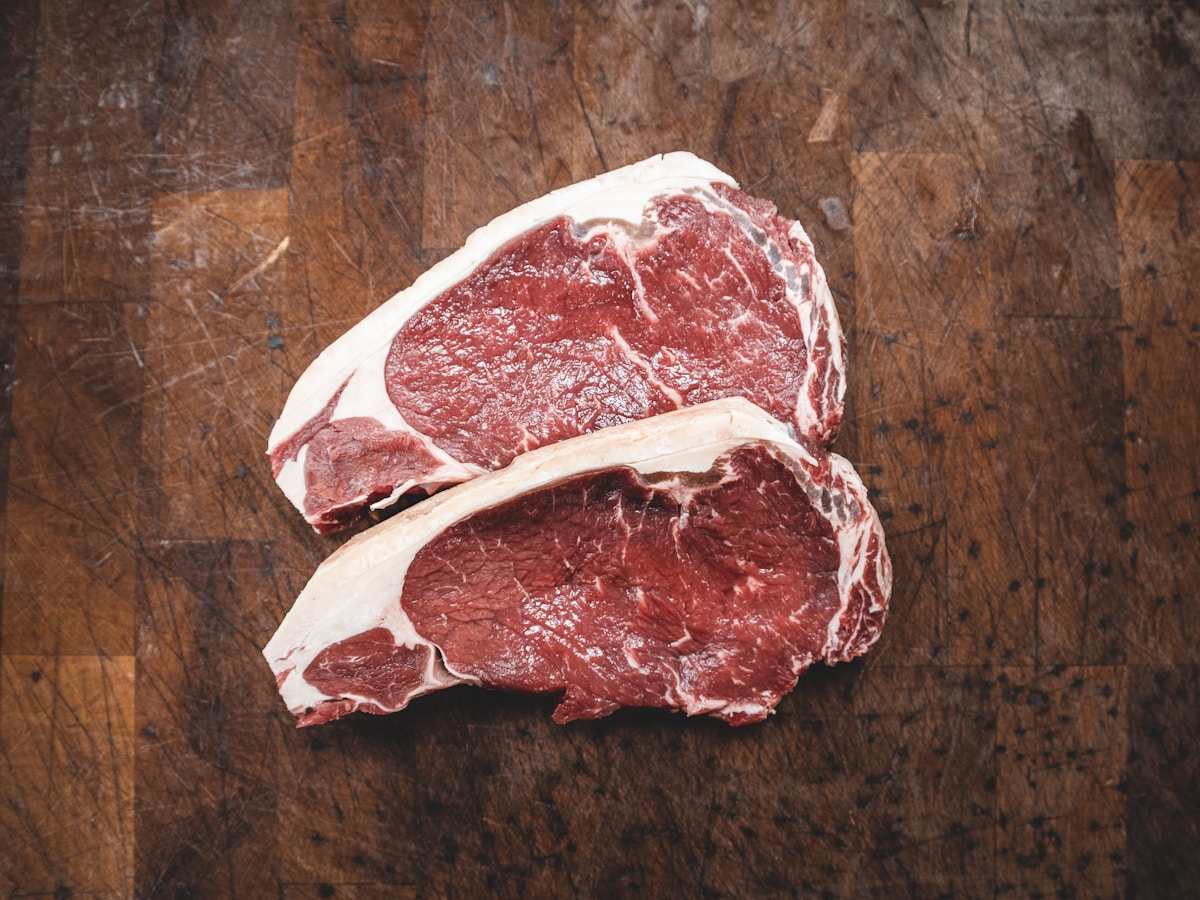 Beef cuts and meat